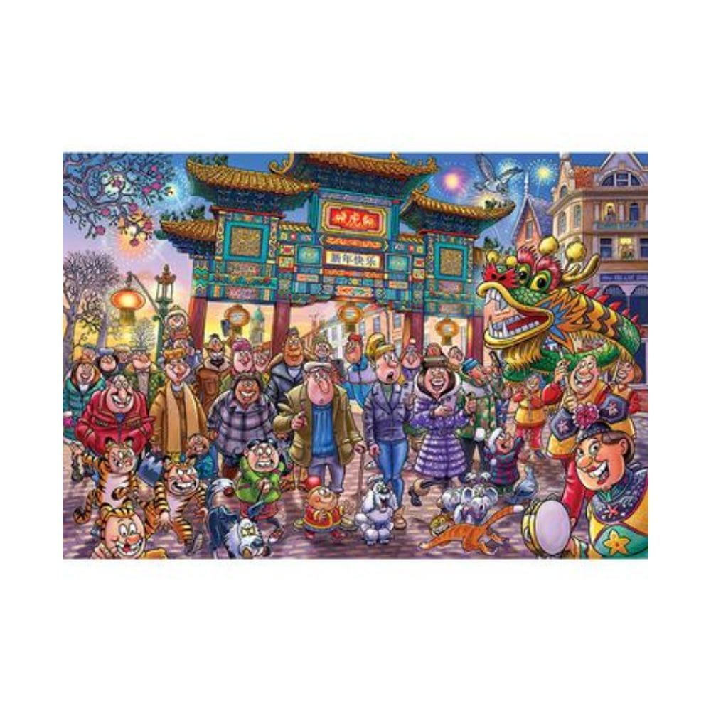 Wasgij - Original #39 - Nouvel an chinois | Chinese New Year! (1000 pcs) CASSE-TÊTE - 1000 morceaux