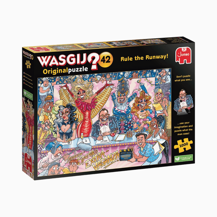 Wasgij - Original #42 - Dominez la piste | Rule the Runway! (Puzzle 1000 pc) CASSE-TÊTE - 1000 morceaux