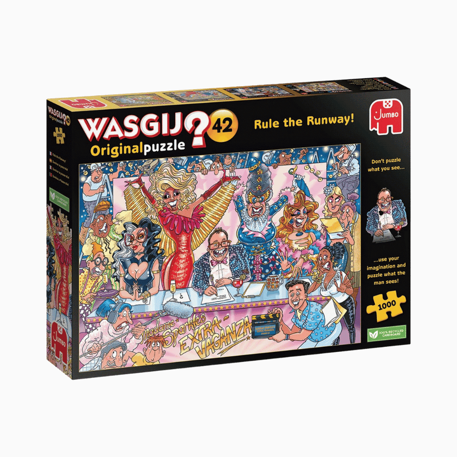 Wasgij - Original #42 - Dominez la piste | Rule the Runway! (Puzzle 1000 pc) CASSE-TÊTE - 1000 morceaux