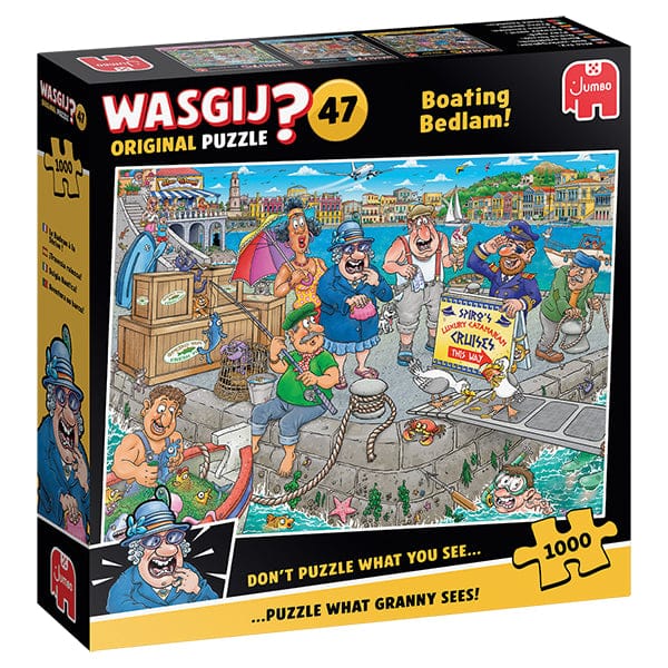 Wasgij Original 47 - Le radeau à la dérive | Boating Bedlam (1000 pcs) CASSE-TÊTE - 1000 morceaux
