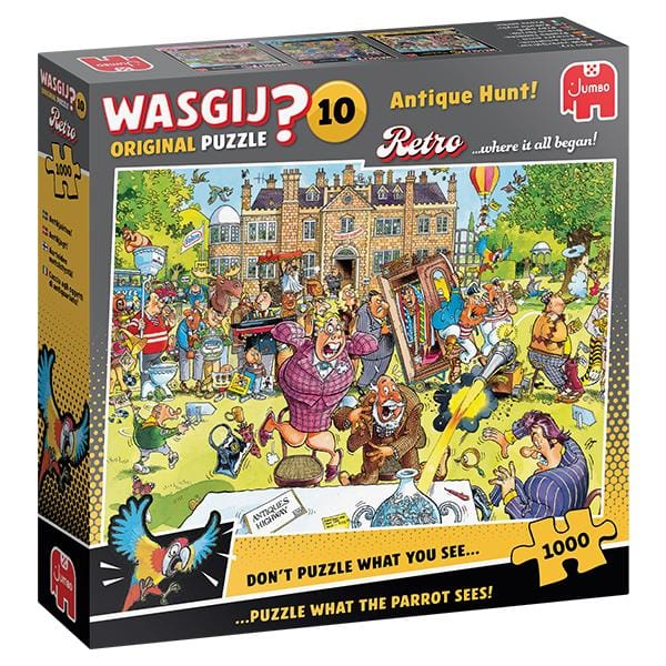 Wasgij Original Retro 10 - La chasse aux antiquités! (1000pcs) CASSE-TÊTE - 1000 morceaux