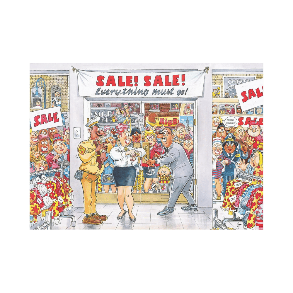 Wasgij - Retro Mystery #7 - Tout doit partir | Everything Must Go (Puzzle 1000 pc) CASSE-TÊTE - 1000 morceaux
