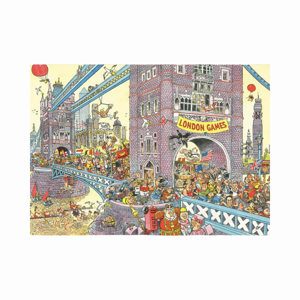 Wasgij - Retro Mystery #8 - The Final Hurdle (Puzzle 1000 pc) CASSE-TÊTE - 1000 morceaux