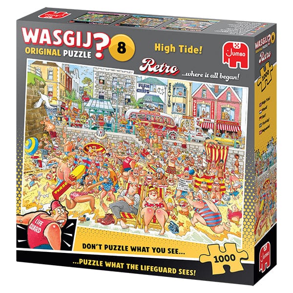 Wasgij Retro Orginal 8 - Marée haute | High Tide! (1000pcs) CASSE-TÊTE - 1000 morceaux