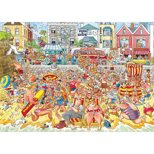 Wasgij Retro Orginal 8 - Marée haute | High Tide! (1000pcs) CASSE-TÊTE - 1000 morceaux