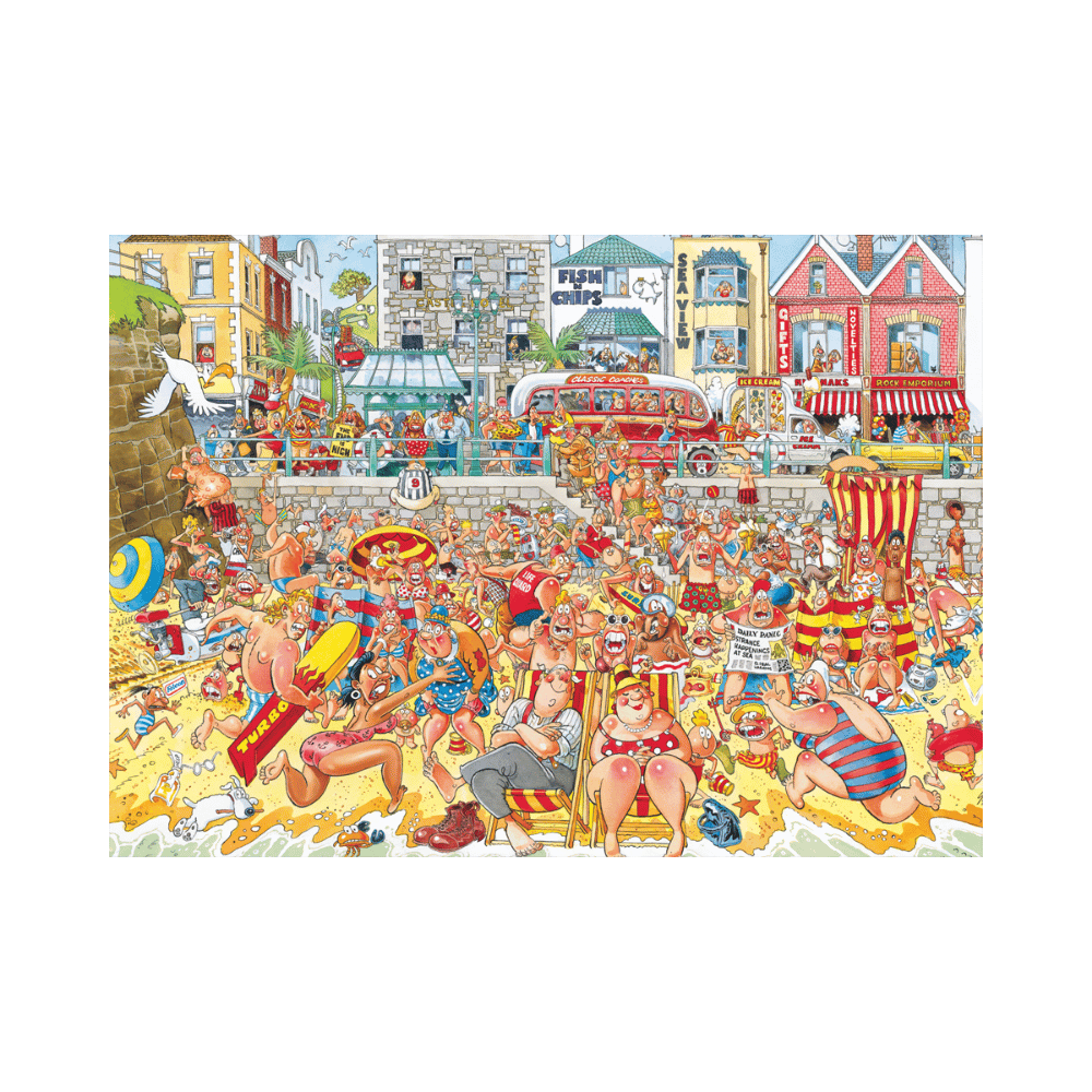 Wasgij - Retro Original #8 - High Tide (Puzzle 1000 pc) CASSE-TÊTE - 1000 morceaux