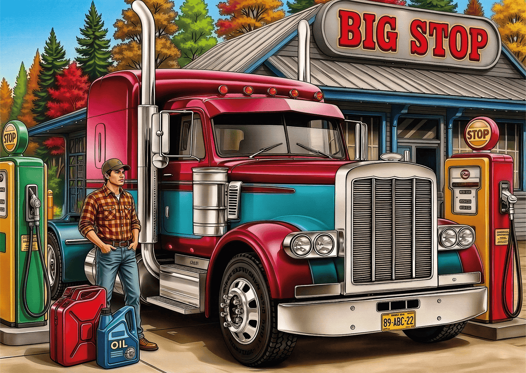 Welcoming Truck Stop (1000pcs) CASSE-TÊTE - 1000 morceaux