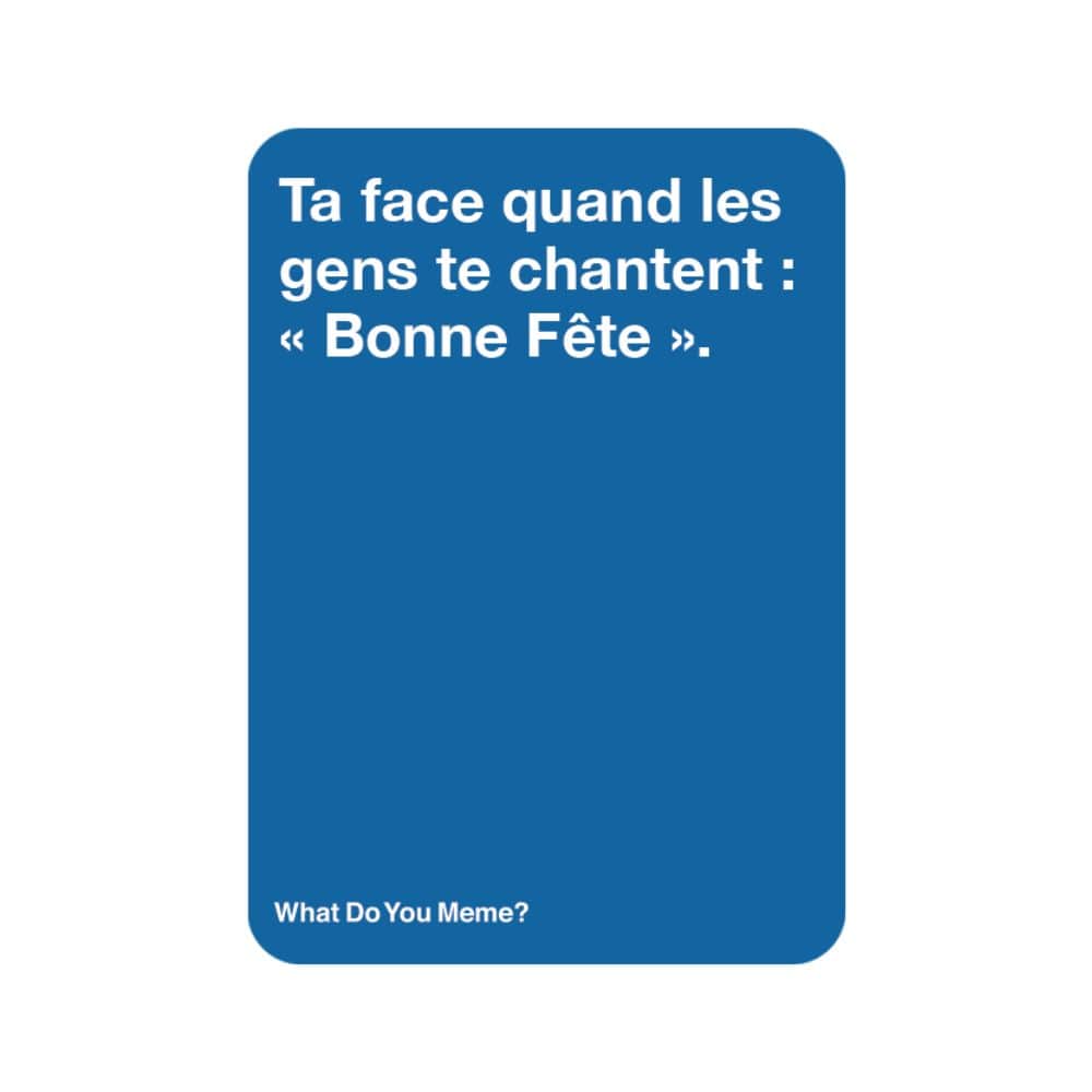 What Do You Meme ? Famille - Édition Québécoise (FR) JEUX - Ambiance-Party