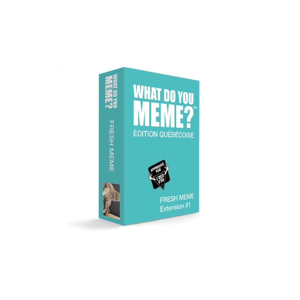 What Do You Meme ? Fresh Meme Extension #1 - Édition Québécoise (FR) JEUX - Ambiance-Party