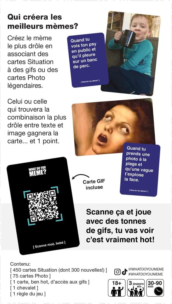 What Do You Meme? GIF - Éd. Québécoise (FR) JEUX - Ambiance-Party