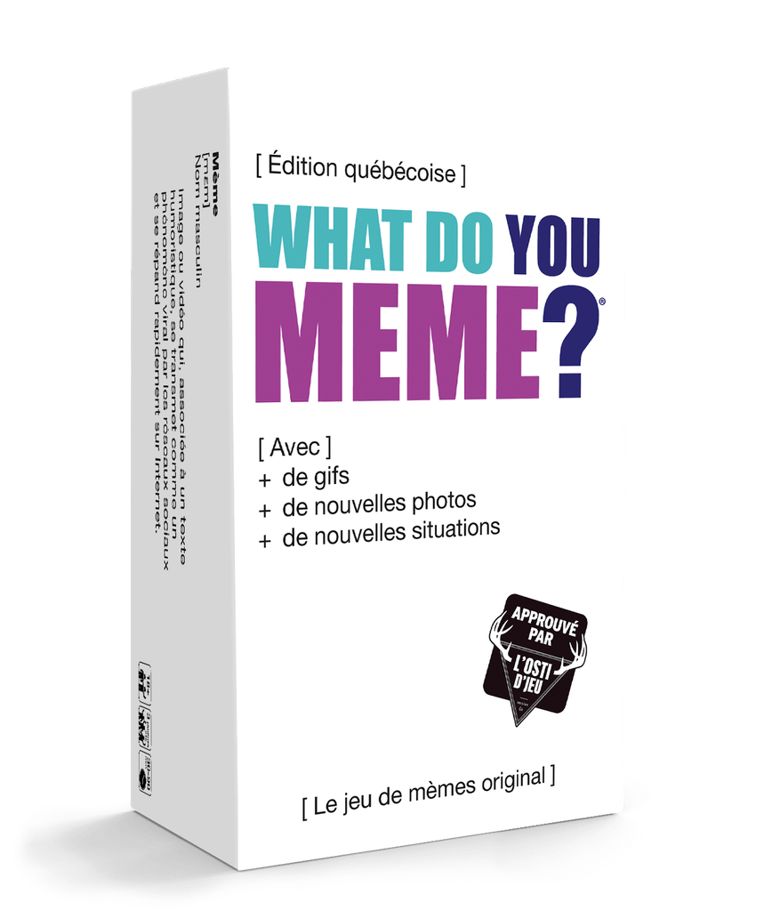 What Do You Meme? GIF - Éd. Québécoise (FR) JEUX - Ambiance-Party