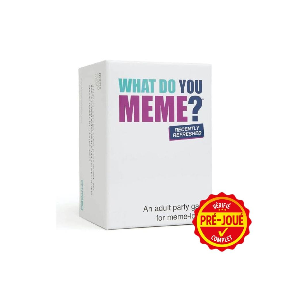 What do you meme? Recently refreshed (pré-joué) (EN) BAZAR - Bazar - Ambiance (party)