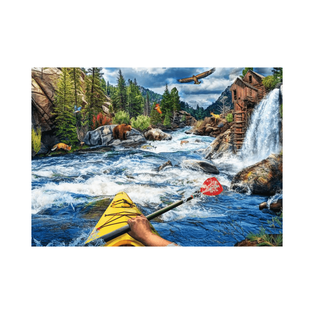 Whitewater Kayaking (1000 pc) CASSE-TÊTE - 1000 morceaux