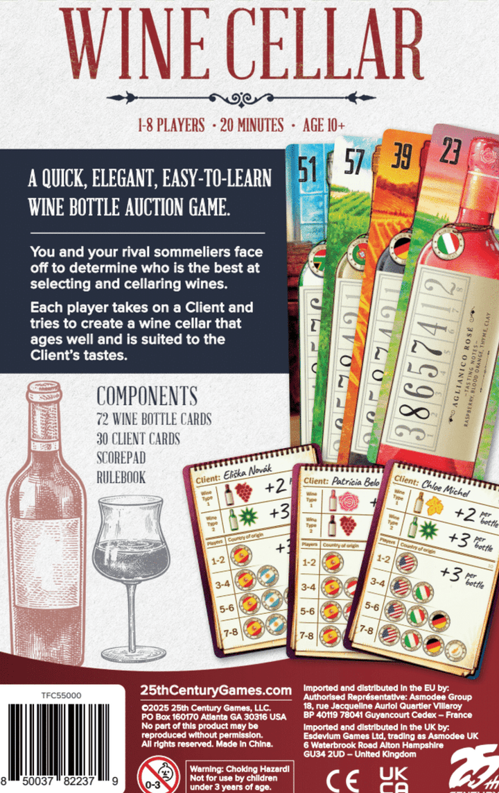 Wine Cellar (EN) JEUX - Famille