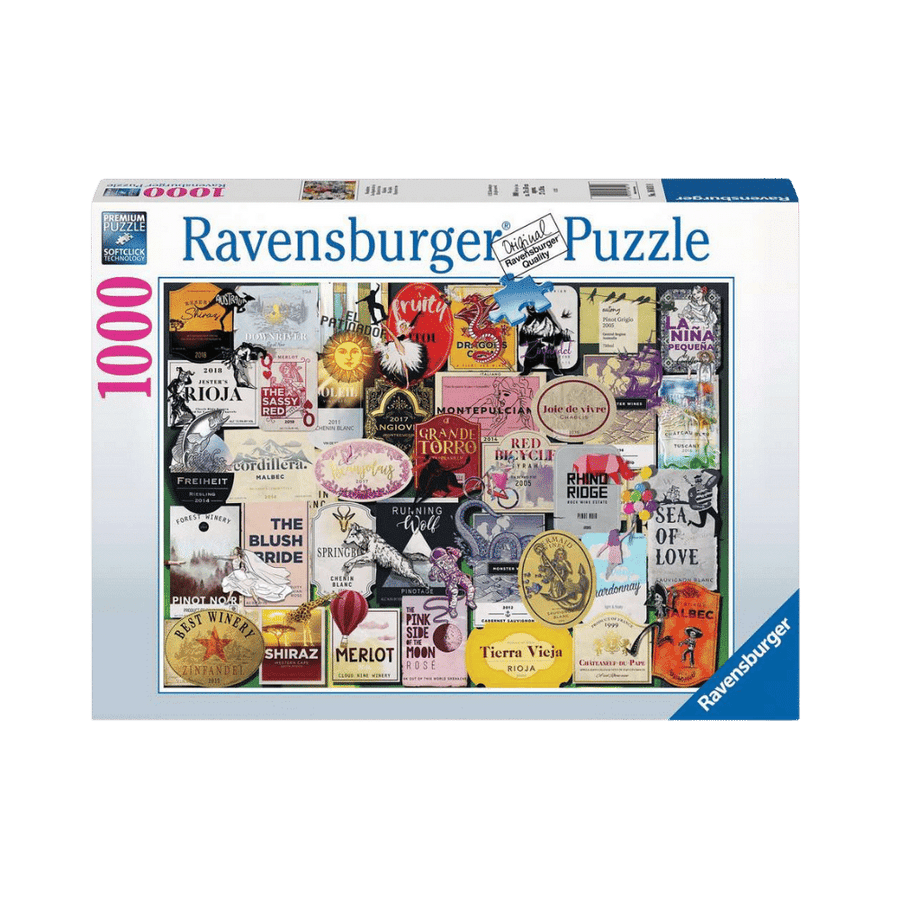 Wine Labels (1000 pc) CASSE-TÊTE - 1000 morceaux