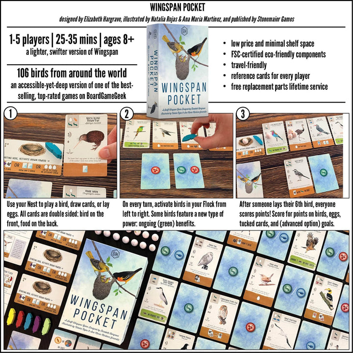 Wingspan Pocket (EN) JEUX - Famille