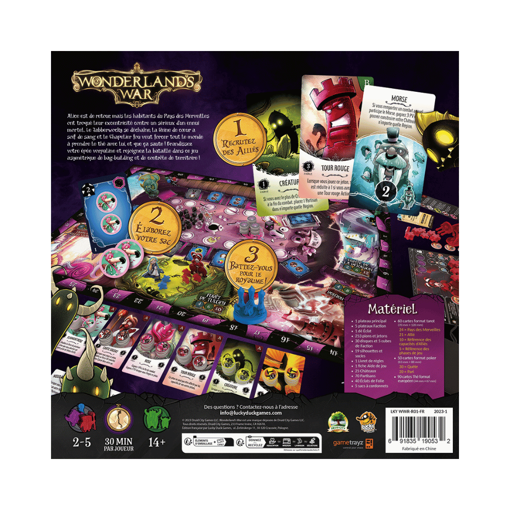 Wonderland's War (FR) JEUX - Stratégie - Stratégie avancé