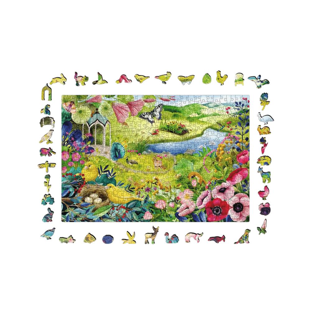 WOOD: Nature Garden (500 pc) CASSE-TÊTE - Casse-tête en bois