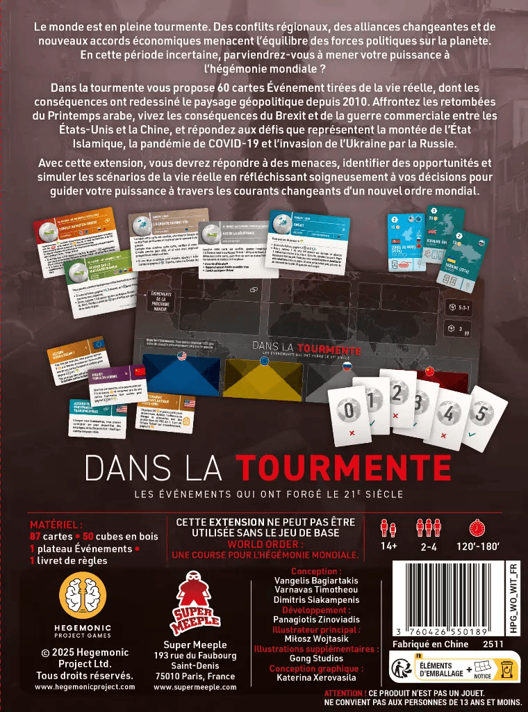 World Order : Ext. Dans la Tourmente (FR) JEUX - Stratégie - Stratégie avancé