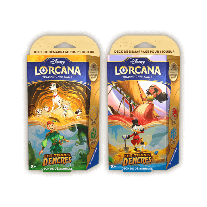 Disney Lorcana : Deck de démarrage (FR) Les Terres d'encres - Rubis/Saphir
