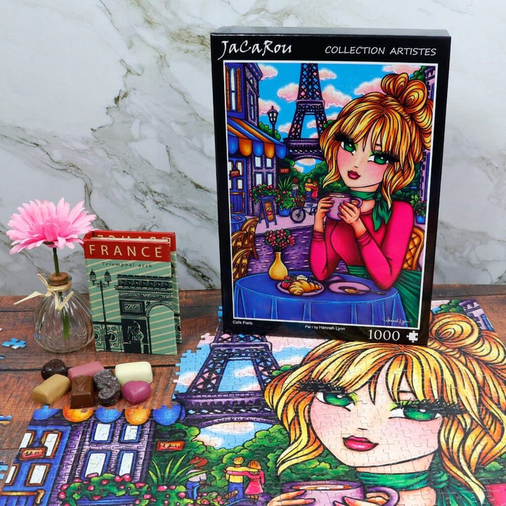 Café Paris casse-tête JaCaRou Puzzle buy online L'As des jeux 