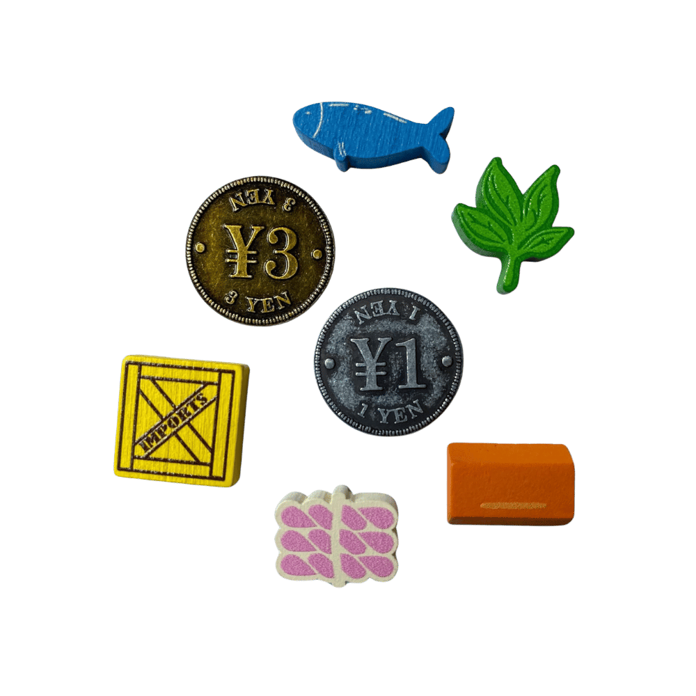 Yokohama - Jetons deluxe | Premium Tokens Accessoires - Pièces de jeu