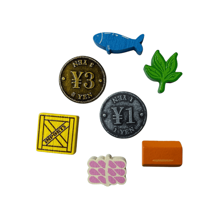 Yokohama - Jetons deluxe | Premium Tokens Accessoires - Pièces de jeu
