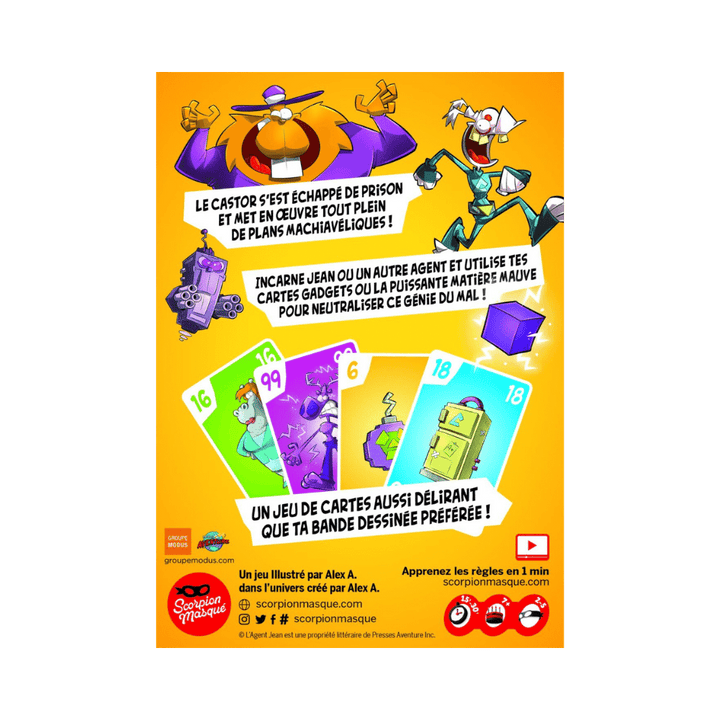 L'Agent Jean - Le jeu de société pour la famille - Achat en ligne