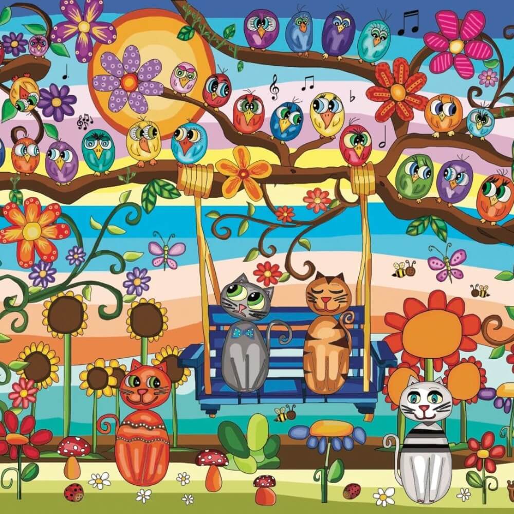 Un Concert miaousical | A Moewsical Concert JaCaRou Puzzle casse-tête