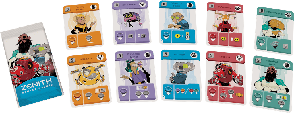 Zenith - Ext. Secret Agents (ML) JEUX - Deux joueurs