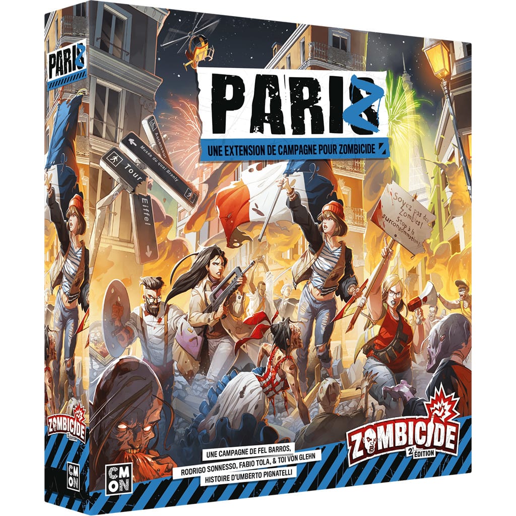 Zombicide (2e Ed.): Ext. PariZ (FR) JEUX - Coopératifs