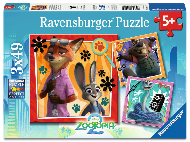 Zootopia 2 (3x49pcs) CASSE-TÊTE - 25-49 morceaux