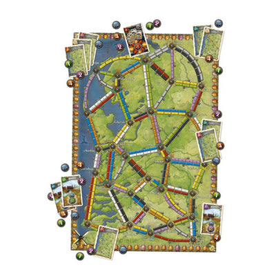 Ticket to Ride: Map #4 - Nederland (multi)