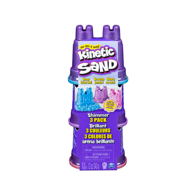 Kinetic Sand - Coffret Shimmer avec moules