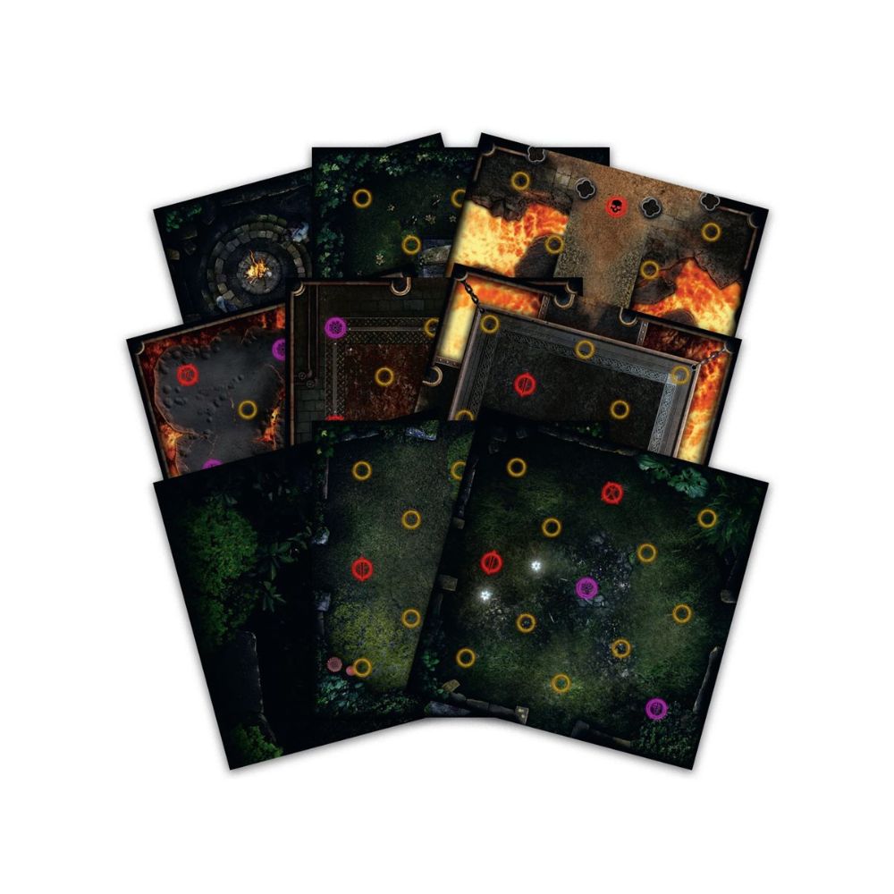 Dark Souls: Board Game: Wave 3: Darkroot Basin &amp; Iron Keep Tiles