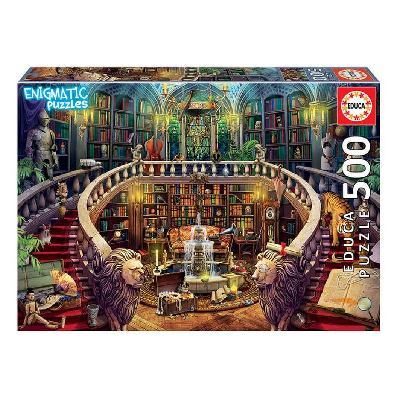 Puzzle 500: Mystérieux - Vieille bibliothèque