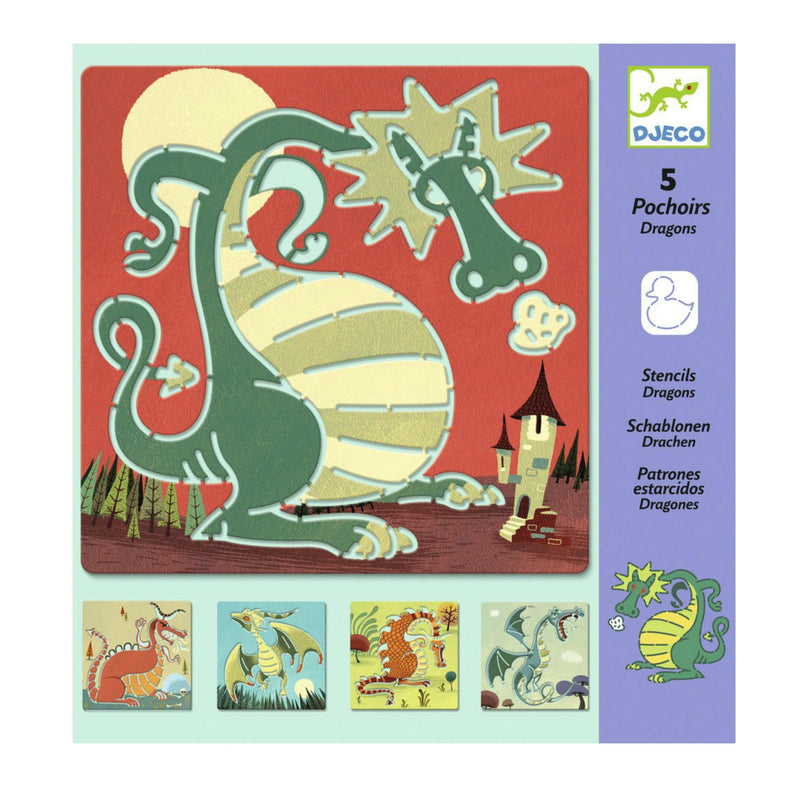 Pochoirs - Dragons