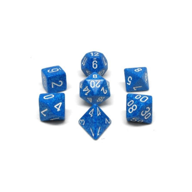 Chessex Speckled: 7Pc Water Dice- Dés