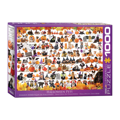 Puzzle 1000: Halloween Pets