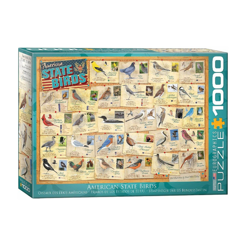 Puzzle 1000: American State Birds