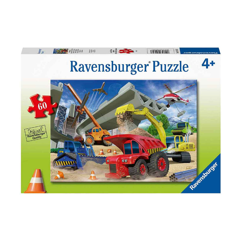 Puzzle 60: Construction Trucks