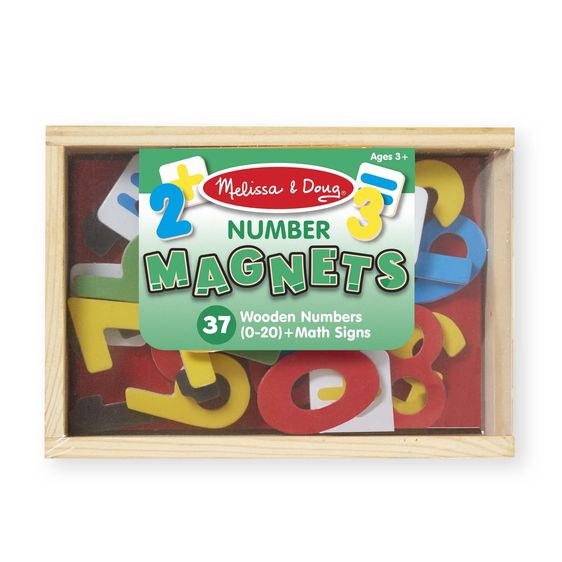 Magnetic Wooden Numbers