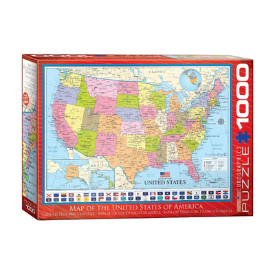 Puzzle 1000: Map of the USA