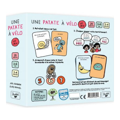 Une patate à vélo - Le jeu VF