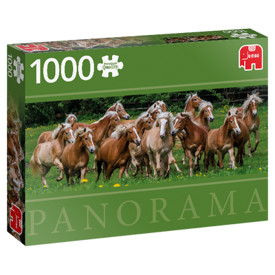 Puzzle 1000: Chevaux Haflinger