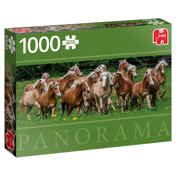 Puzzle 1000: Chevaux Haflinger