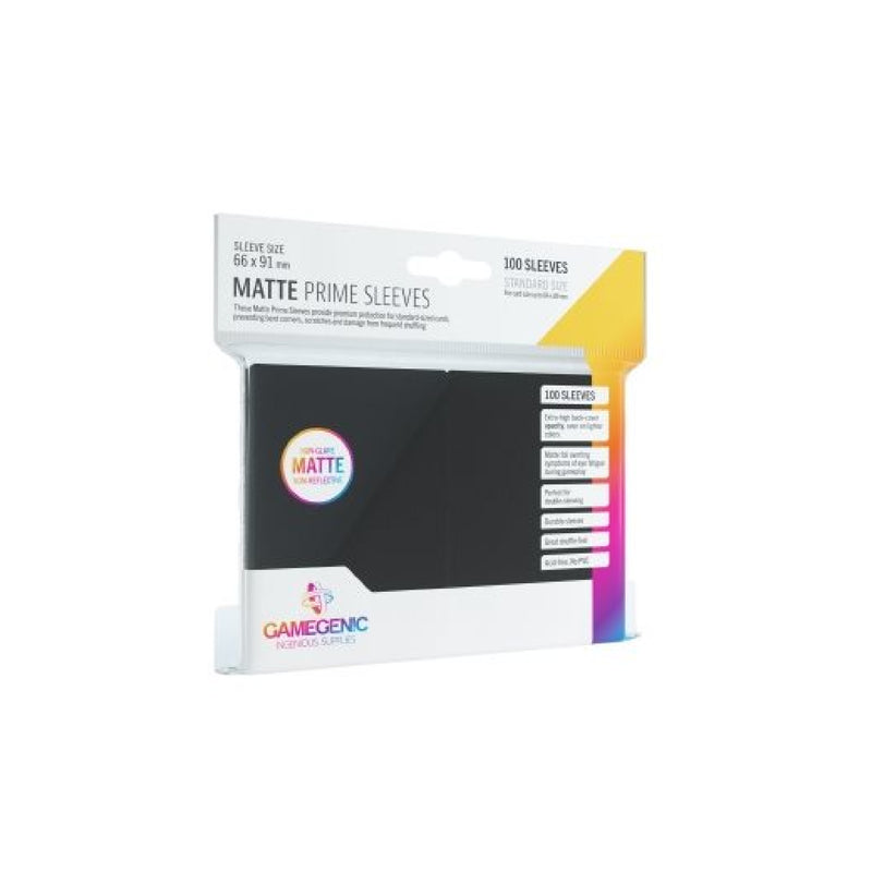 Sleeves: Matte Prime Black 66x91mm (100)