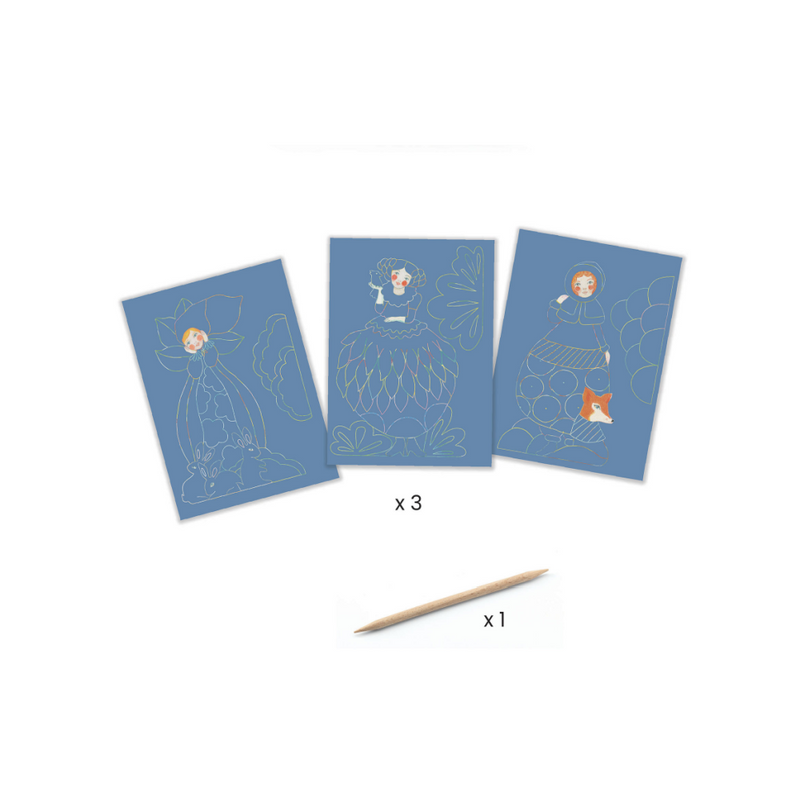 Cartes à gratter / Jolies robes