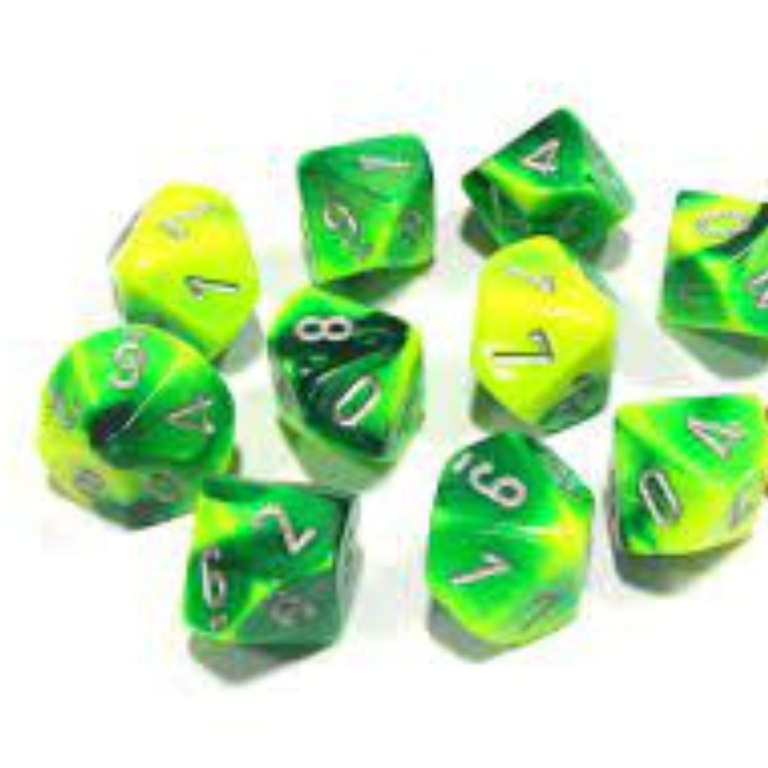 Gemini: 10D10 Green-Yellow / Silver