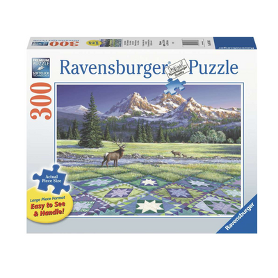 Puzzle 300: Mountain Quiltscape